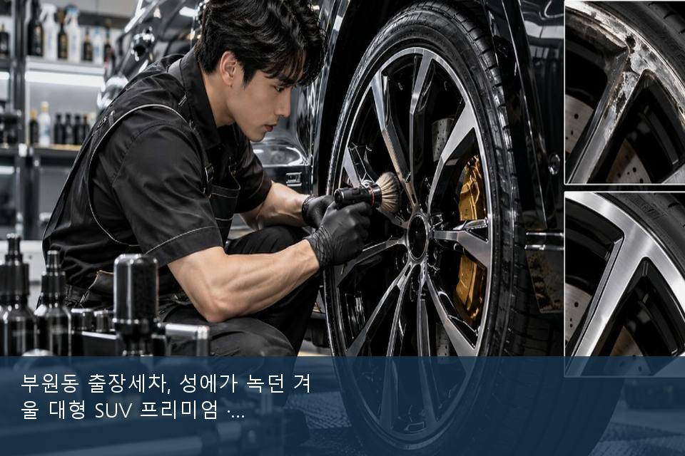 부원동 출장세차, 성에가 녹던 겨울 대형 SUV 프리미엄 · 차종 기준 금액
